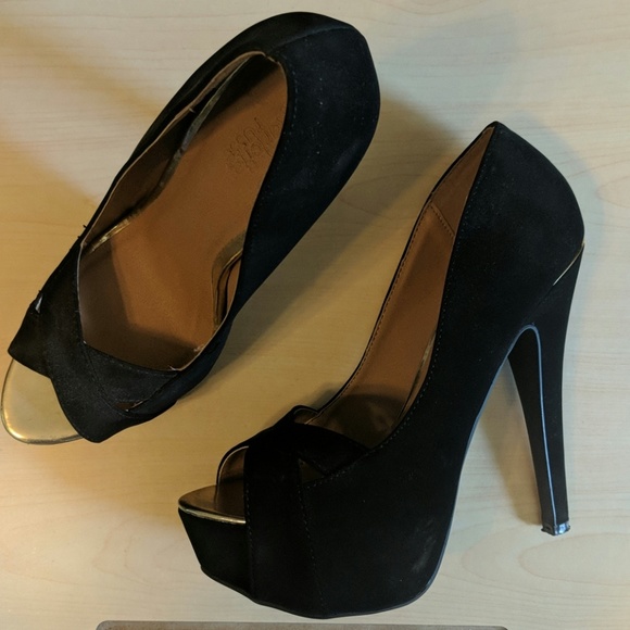 Charlotte Russe Shoes - Open-toed high heels